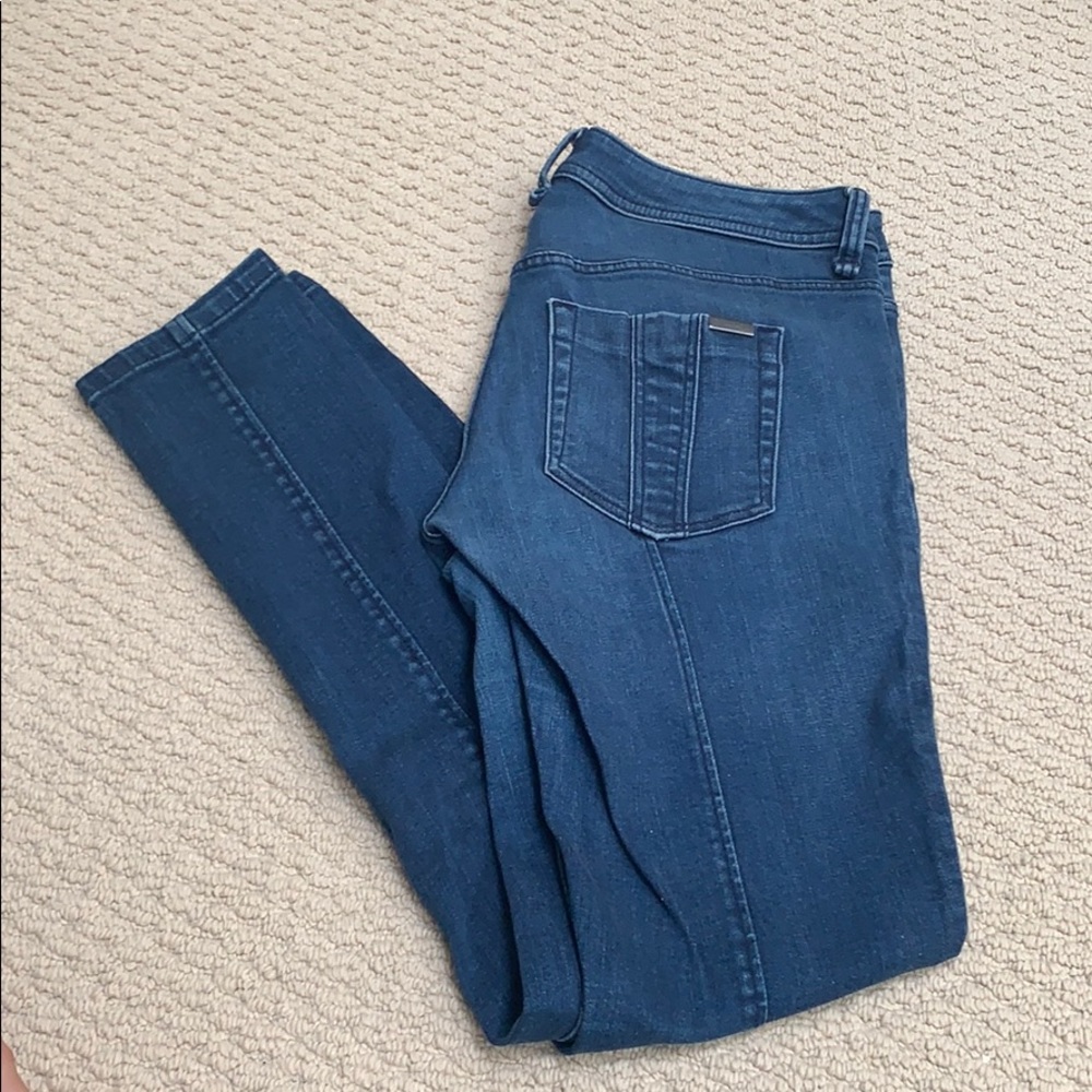 Burberry Brit skinny medium wash jeans